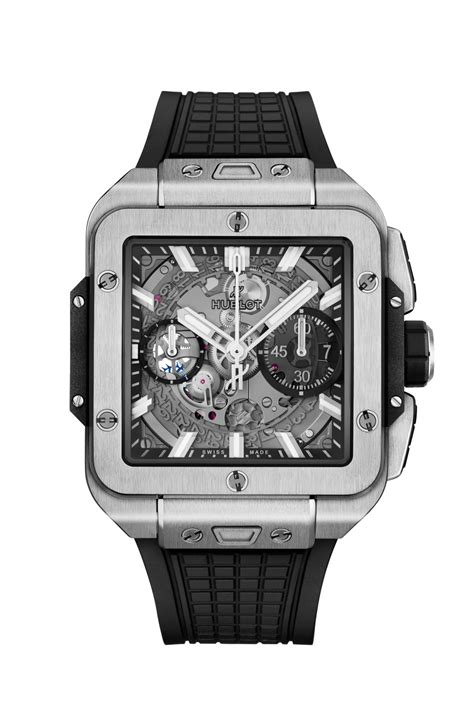 hublot square face|hublot square bang.